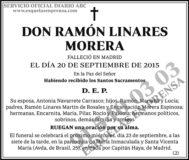 Ramón Linares Morera